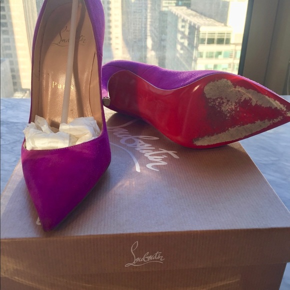 Christian Louboutin So Kate Suede Pumps Heels - Picture 2 of 8